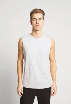 Pier One 3 PACK - Camiseta Básica - Grey/white/black, Hombre -Ofertas Pier One Tienda 4240d5030955489db021c186142ceed5