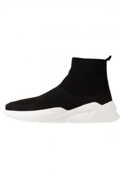 Pier One Hombre Zapatillas Altas - Black/white