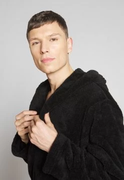 Pier One Hombre Albornoz - Black -Ofertas Pier One Tienda 46ddd89e67e647d9a552c22e74d82b35