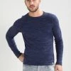 Pier One Jersey De Punto - Mottled Blue, Hombre -Ofertas Pier One Tienda 494b8ce6c780444094639b558fcbc744