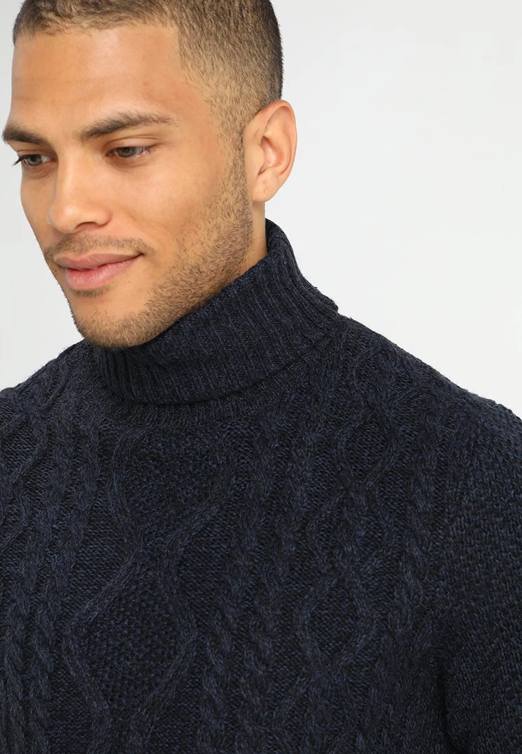 Pier One Hombre Jersey De Punto - Mottled Dark Blue 7 Pier One Hombre Jersey De Punto - Mottled Dark Blue - Imagen 5