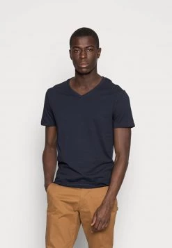 Pier One Hombre 5 PACK - Camiseta Básica - White/blue/black -Ofertas Pier One Tienda 4a34d78ca51f42698346376dd60fb2d7