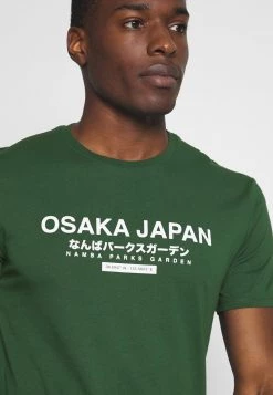 Pier One Hombre OSAKA TEE - Camiseta Estampada - Green -Ofertas Pier One Tienda 4b25f2d9cd2c4d1e9f57db52739f0ca1