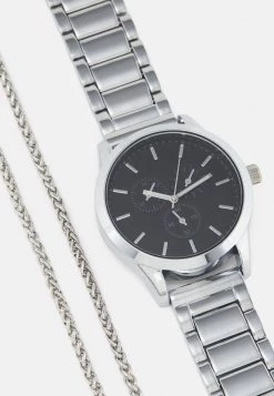 Pier One Unisexo SET UNISEX - Reloj - Silver-coloured 11 Pier One Unisexo SET UNISEX - Reloj - Silver-coloured -Ofertas Pier One Tienda 4b66fc82b6db4a46b39c7b704b2b9826