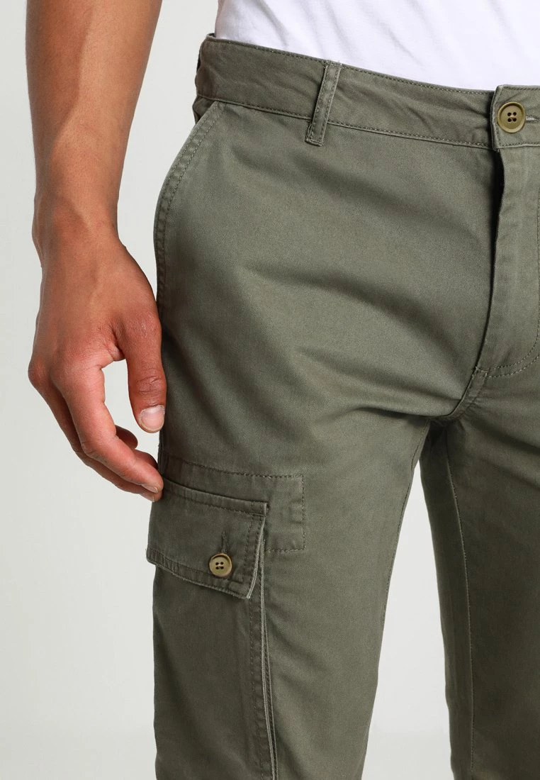 Pier One Hombre Pantalones Cargo - Olive 6 Pier One Hombre Pantalones Cargo - Olive - Imagen 4