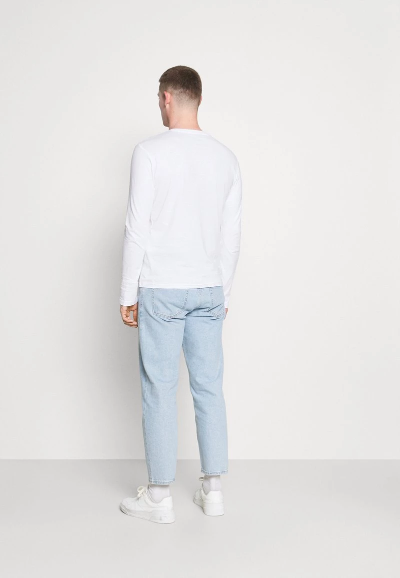 Pier One Hombre 5 PACK - Camiseta De Manga Larga - White/dark Blu/grey 5 Pier One Hombre 5 PACK - Camiseta De Manga Larga - White/dark Blu/grey - Imagen 3