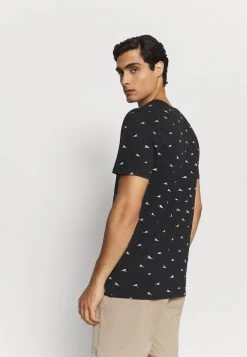 Pier One Hombre Camiseta Estampada - Black -Ofertas Pier One Tienda 53d3048455024866a97ad2a125287081