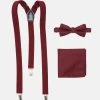 Pier One Hombre SUSPENDER/HOSENTRÄGER SET - Pañuelo De Bolsillo - Bordeaux -Ofertas Pier One Tienda 54c6a809659f4221b0e80ee8bba2f6d9