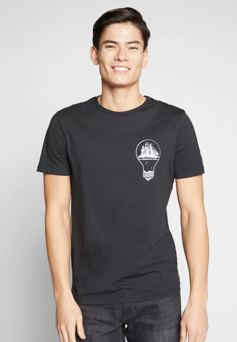 Pier One Hombre Camiseta Estampada - Black 3 Pier One Hombre Camiseta Estampada - Black