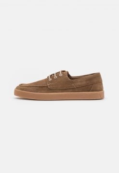 Pier One Hombre LEATHER - Zapatillas - Taupe