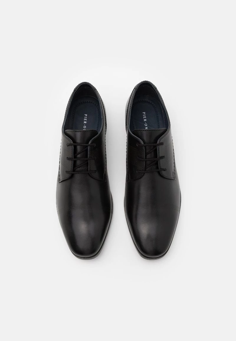 Pier One Hombre LEATHER - Zapatos Con Cordones - Black 9 Pier One Hombre LEATHER - Zapatos Con Cordones - Black - Imagen 7