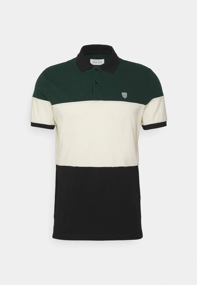 Pier One Hombre Polo - Green /white /black 6 Pier One Hombre Polo - Green /white /black - Imagen 4