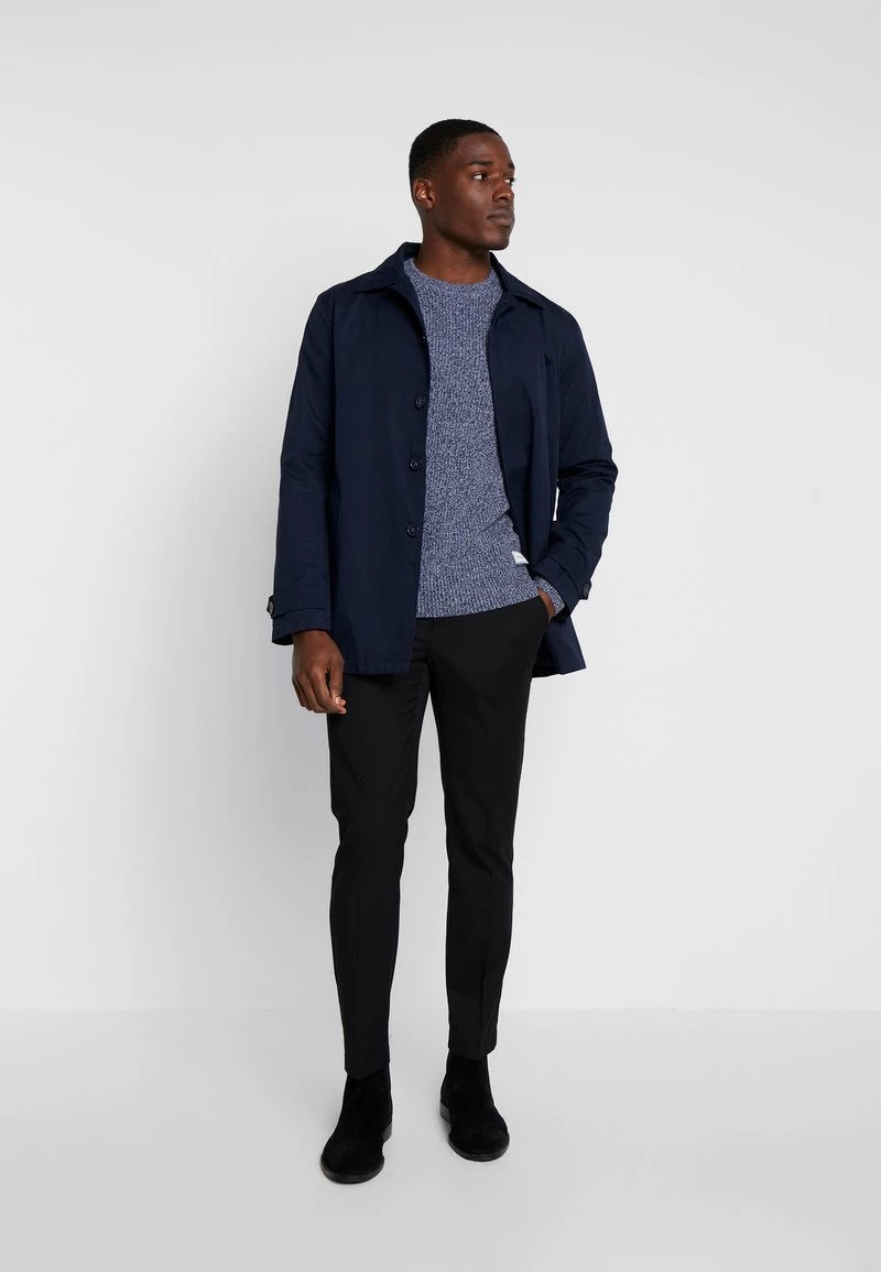 Pier One Hombre MULTICOLOUR HALF CARDIGAN JUMPER - Jersey De Punto - Mottled Blue 4 Pier One Hombre MULTICOLOUR HALF CARDIGAN JUMPER - Jersey De Punto - Mottled Blue - Imagen 2