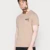 Pier One Hombre Camiseta Estampada - Light Brown