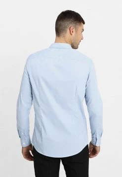 Pier One 2 PACK - Camisa Elegante - White/light Blue, Hombre -Ofertas Pier One Tienda 61a099f0b8c94c12b7ecbbb87770ca61