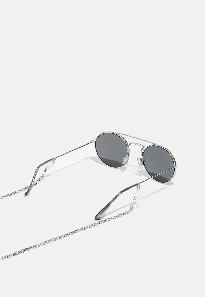 Pier One Unisexo UNISEX - Gafas De Sol - Silver-coloured/black 4 Pier One Unisexo UNISEX - Gafas De Sol - Silver-coloured/black - Imagen 2