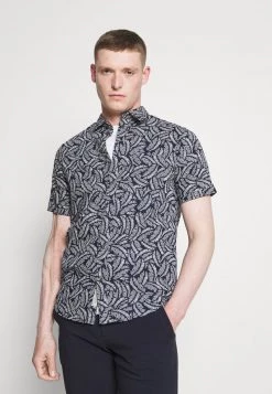 Pier One Hombre Camisa - Dark Blue