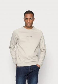 Pier One Hombre CRAFTED GOODS CREW - Sudadera - Off-white