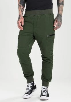 Pier One Hombre Pantalones Cargo - Dark Green