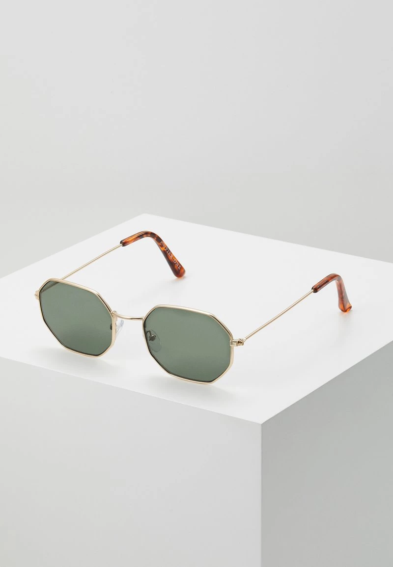 Pier One Unisexo UNISEX - Gafas De Sol - Gold-coloured/green 3 Pier One Unisexo UNISEX - Gafas De Sol - Gold-coloured/green