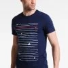 Pier One Camiseta Estampada - Navy, Hombre