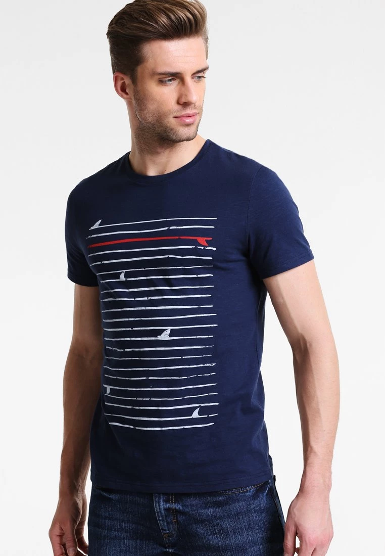 Pier One Camiseta Estampada - Navy, Hombre 3 Pier One Camiseta Estampada - Navy, Hombre