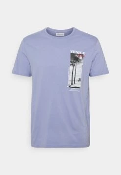Pier One Hombre Camiseta Estampada - Lilac -Ofertas Pier One Tienda 6e931f55dc824214bb4517be91170390