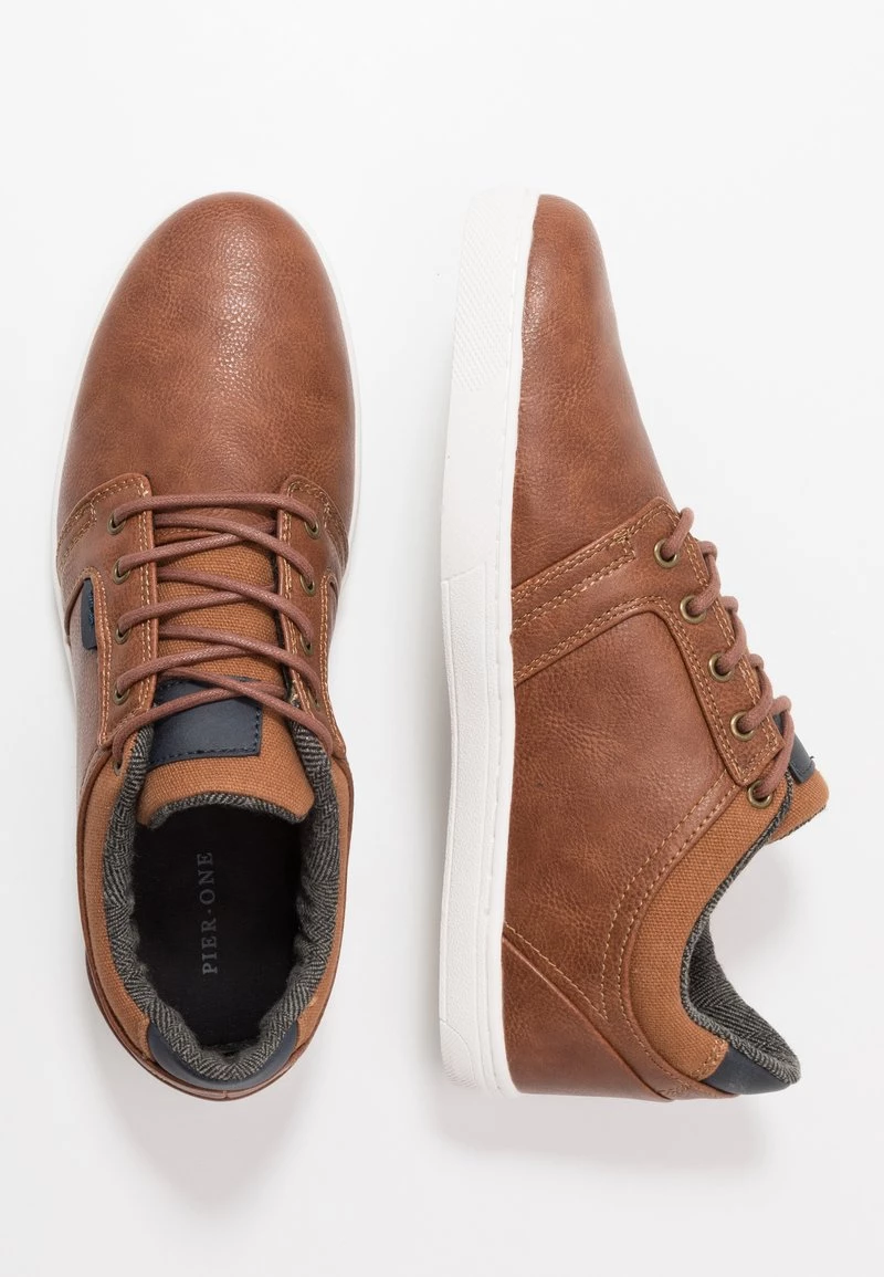 Pier One Hombre Zapatillas - Cognac 4 Pier One Hombre Zapatillas - Cognac - Imagen 2
