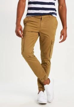 Pier One Hombre Pantalones Cargo - Camel