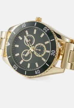Pier One UNISEX - Reloj - Gold-coloured/green, Unisexo -Ofertas Pier One Tienda 7275b6174e554eb28ad065d148c1fe77