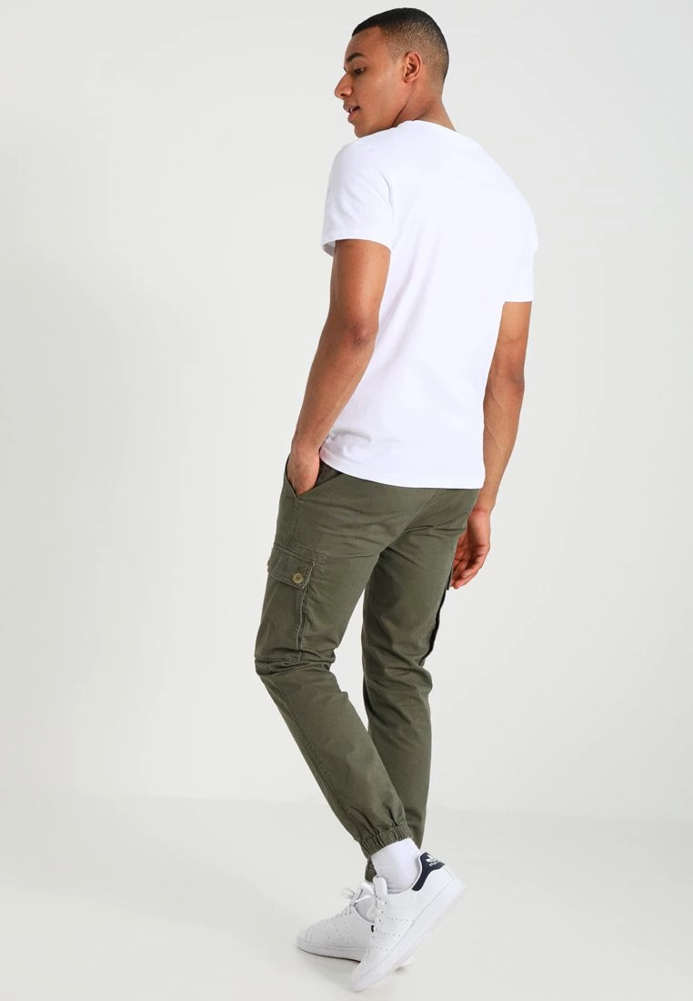Pier One Hombre Pantalones Cargo - Olive 5 Pier One Hombre Pantalones Cargo - Olive - Imagen 3