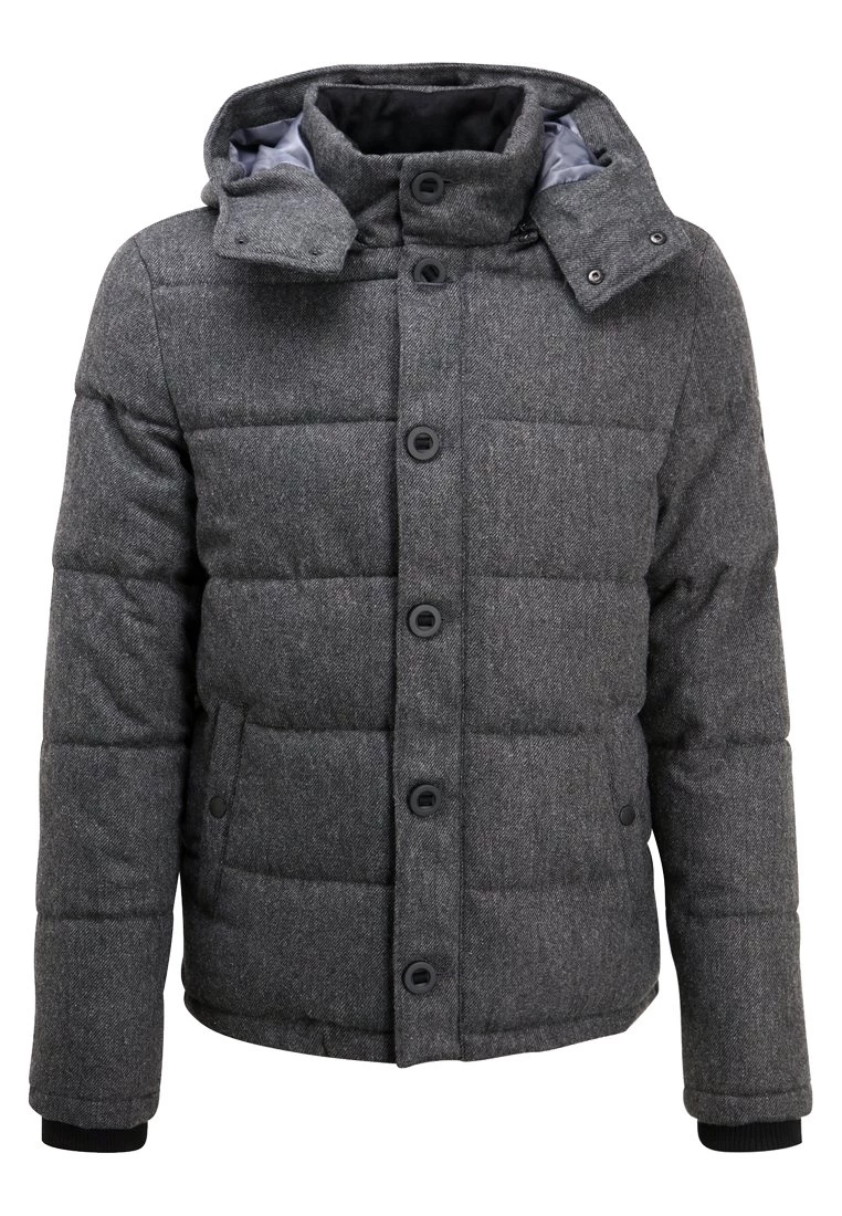 Pier One Hombre HOODED - Chaqueta De Invierno - Grey Melange 9 Pier One Hombre HOODED - Chaqueta De Invierno - Grey Melange - Imagen 7