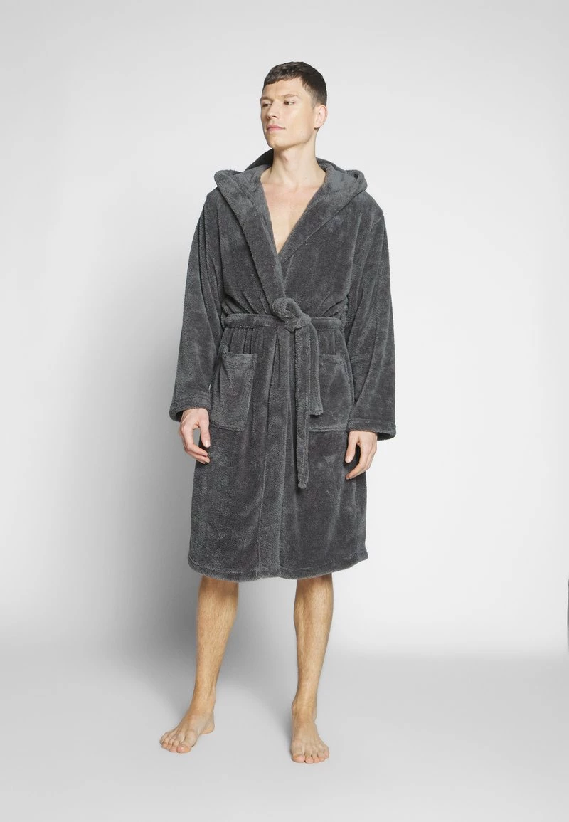 Pier One Hombre Albornoz - Dark Gray 4 Pier One Hombre Albornoz - Dark Gray - Imagen 2