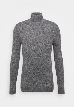 Pier One MUSCLE FIT TURTLE - Jersey De Punto - Mottled Grey, Hombre -Ofertas Pier One Tienda 788d9d9a00b14ae9bdb868be9d8f970c