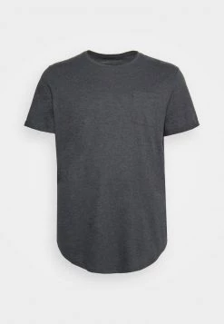 Pier One Hombre Camiseta Básica - Dark Grey