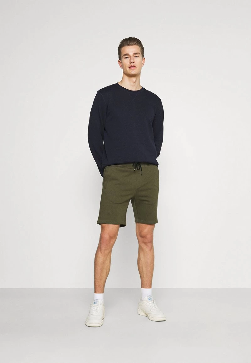 Pier One Hombre 2 PACK - Shorts - Black/olive 3 Pier One Hombre 2 PACK - Shorts - Black/olive