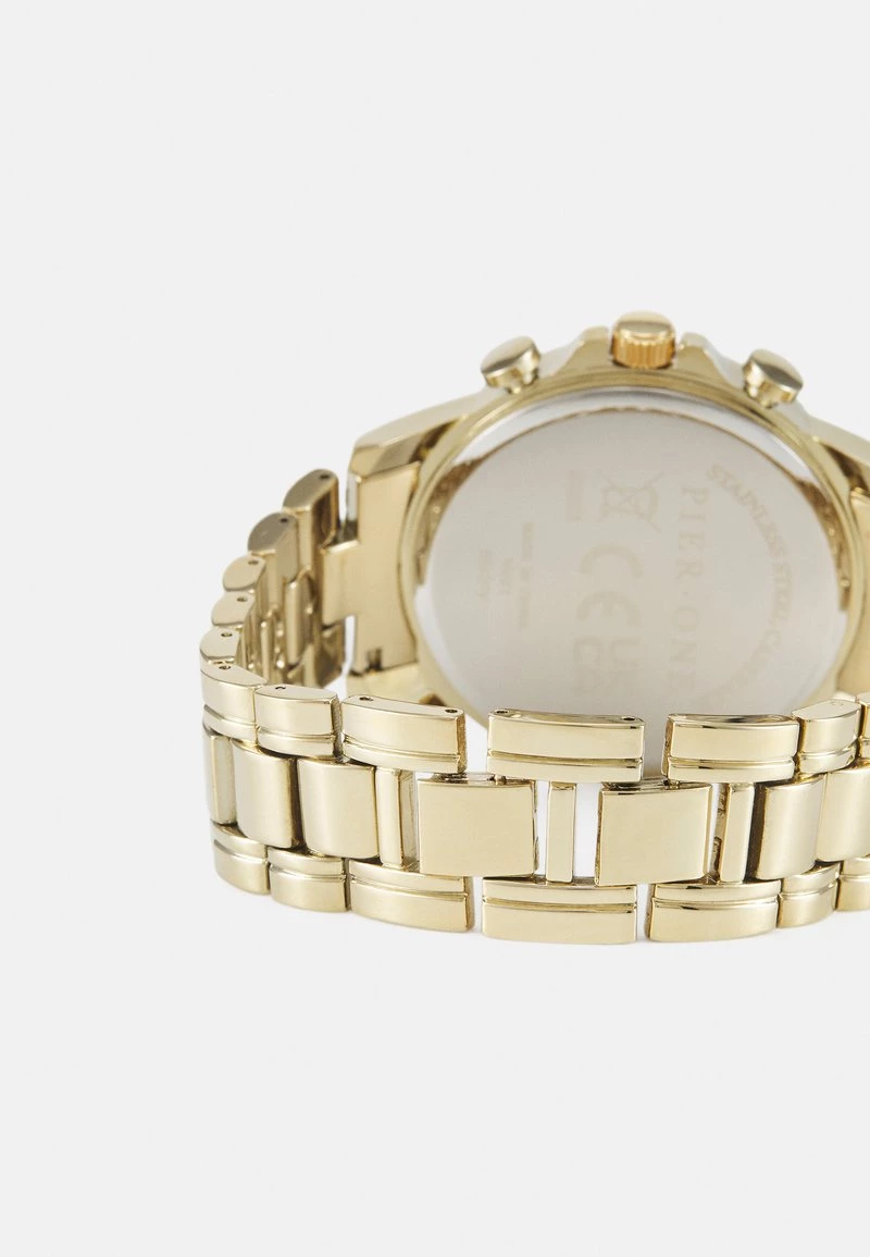 Pier One Unisexo UNISEX - Reloj - Gold-coloured/black 4 Pier One Unisexo UNISEX - Reloj - Gold-coloured/black - Imagen 2