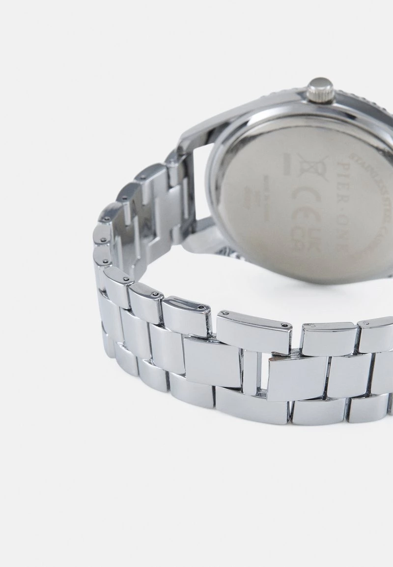 Pier One Unisexo UNISEX - Reloj - Silver-coloured/green 4 Pier One Unisexo UNISEX - Reloj - Silver-coloured/green - Imagen 2