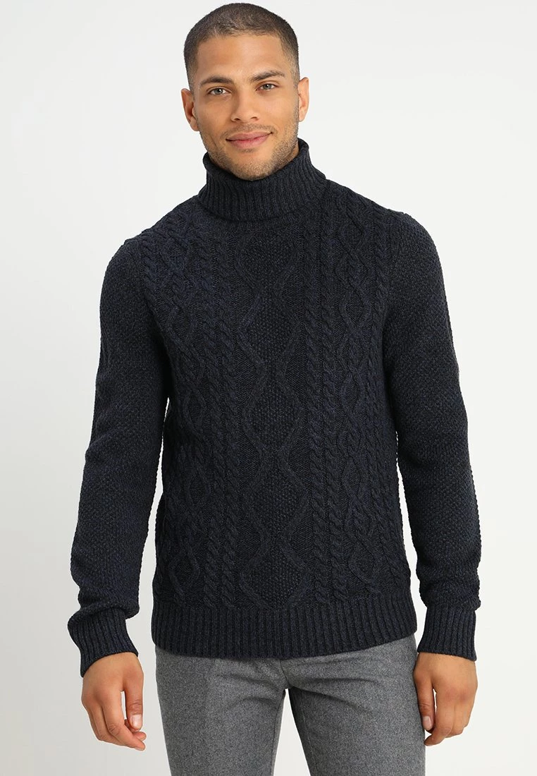 Pier One Hombre Jersey De Punto - Mottled Dark Blue 3 Pier One Hombre Jersey De Punto - Mottled Dark Blue