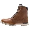 Pier One Hombre Botines Con Cordones - Cognac