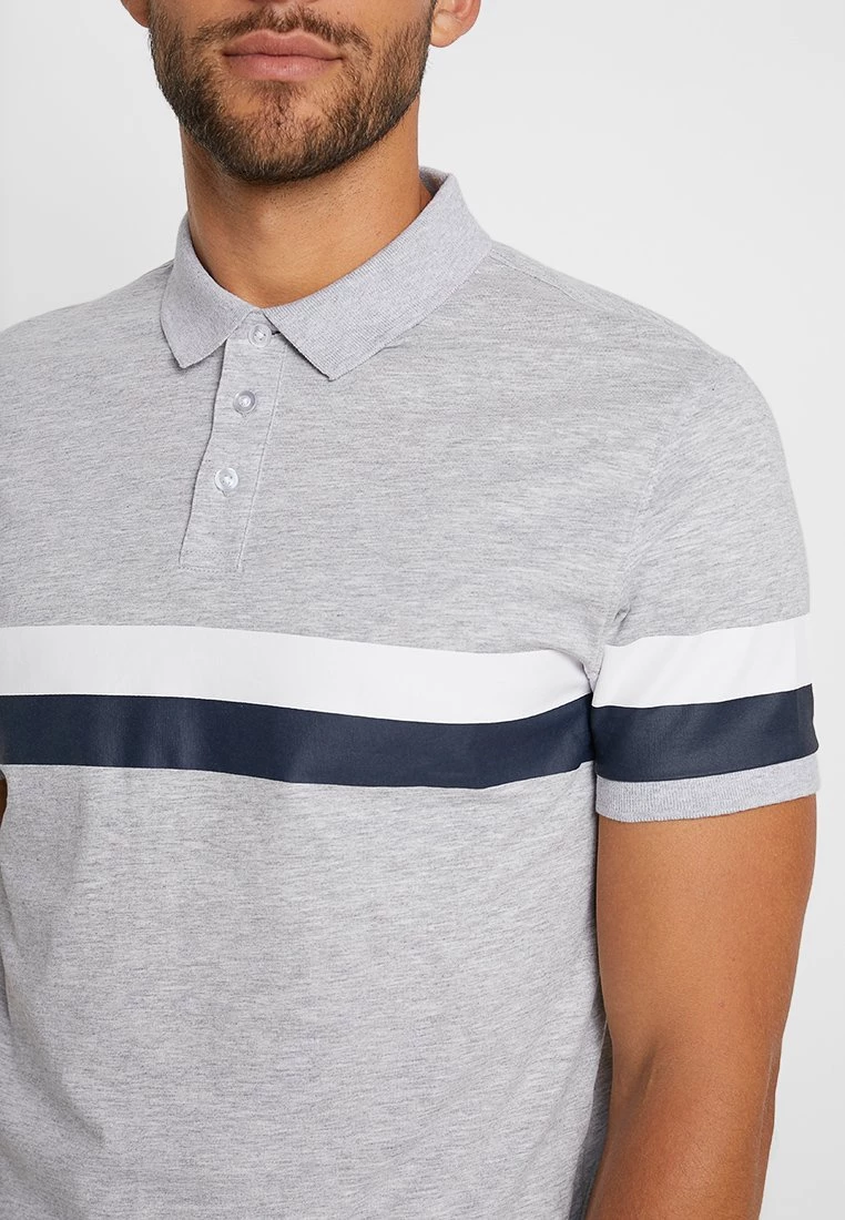 Pier One Hombre Polo - Mottled Light Grey 8 Pier One Hombre Polo - Mottled Light Grey - Imagen 6