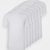 Pier One 7 PACK - Camiseta Básica - White, Hombre -Ofertas Pier One Tienda 96fcf3fd8c6a42908dccdb5f46ff0bf3