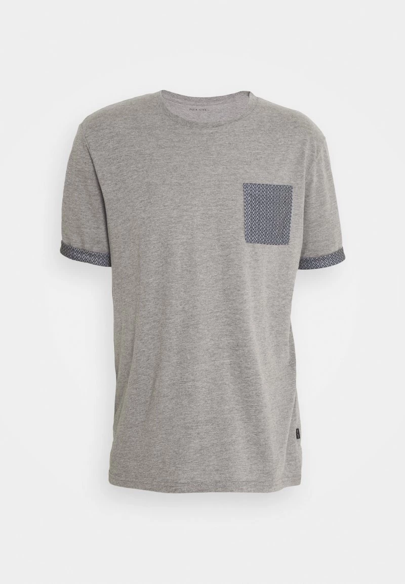 Pier One Camiseta Estampada - Mottled Grey, Hombre 7 Pier One Camiseta Estampada - Mottled Grey, Hombre - Imagen 5