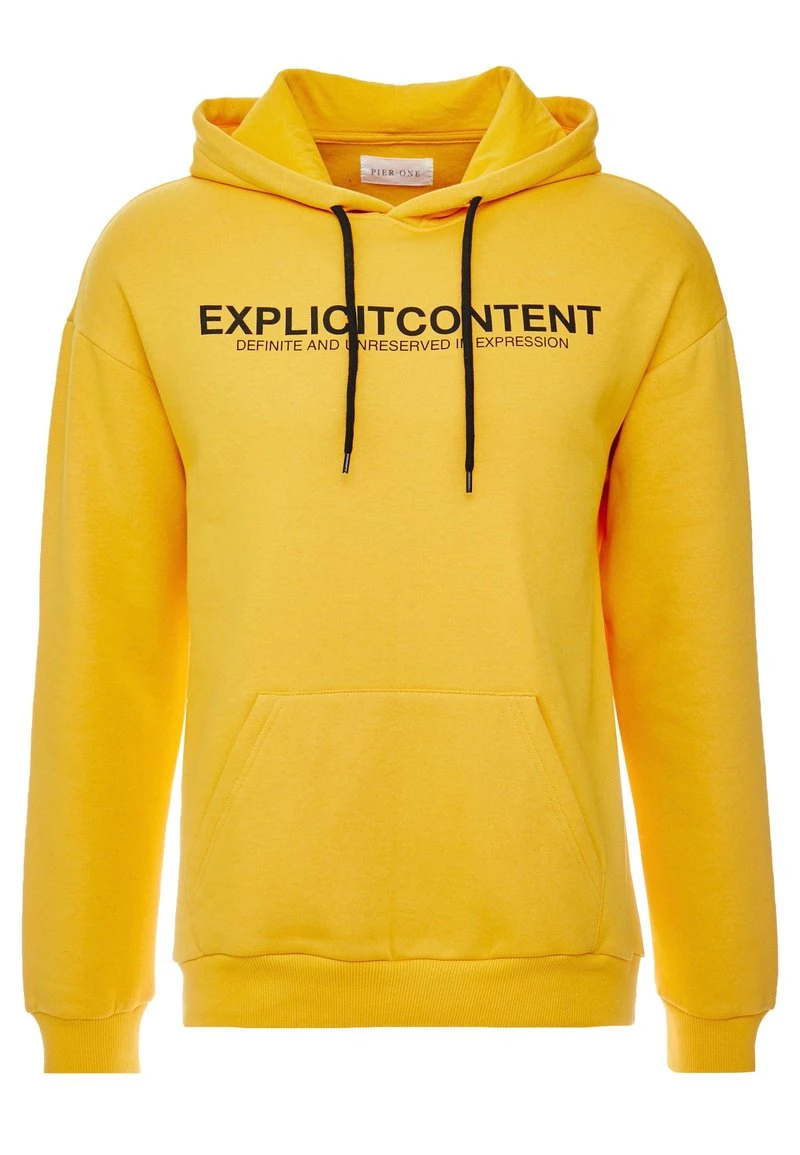 Pier One Unisexo Jersey Con Capucha - Yellow 6 Pier One Unisexo Jersey Con Capucha - Yellow - Imagen 4