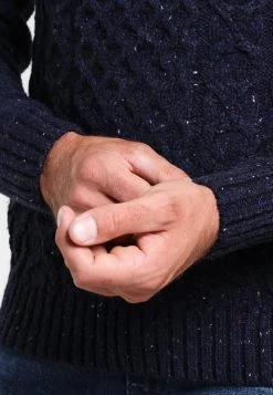 Pier One Hombre Jersey De Punto - Mottled Dark Blue -Ofertas Pier One Tienda a048db5e31ba4f3589df0abe92fd4cb7