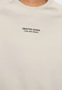 Pier One Hombre CRAFTED GOODS CREW - Sudadera - Off-white -Ofertas Pier One Tienda a069395134564dacb80f80f2885e14b7