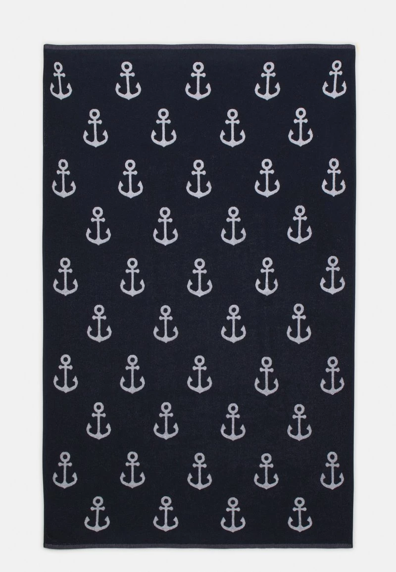 Pier One Hombre BEACH TOWEL 150X100CM 550GSM - Toalla De Playa - Dark Blue/white 3 Pier One Hombre BEACH TOWEL 150X100CM 550GSM - Toalla De Playa - Dark Blue/white