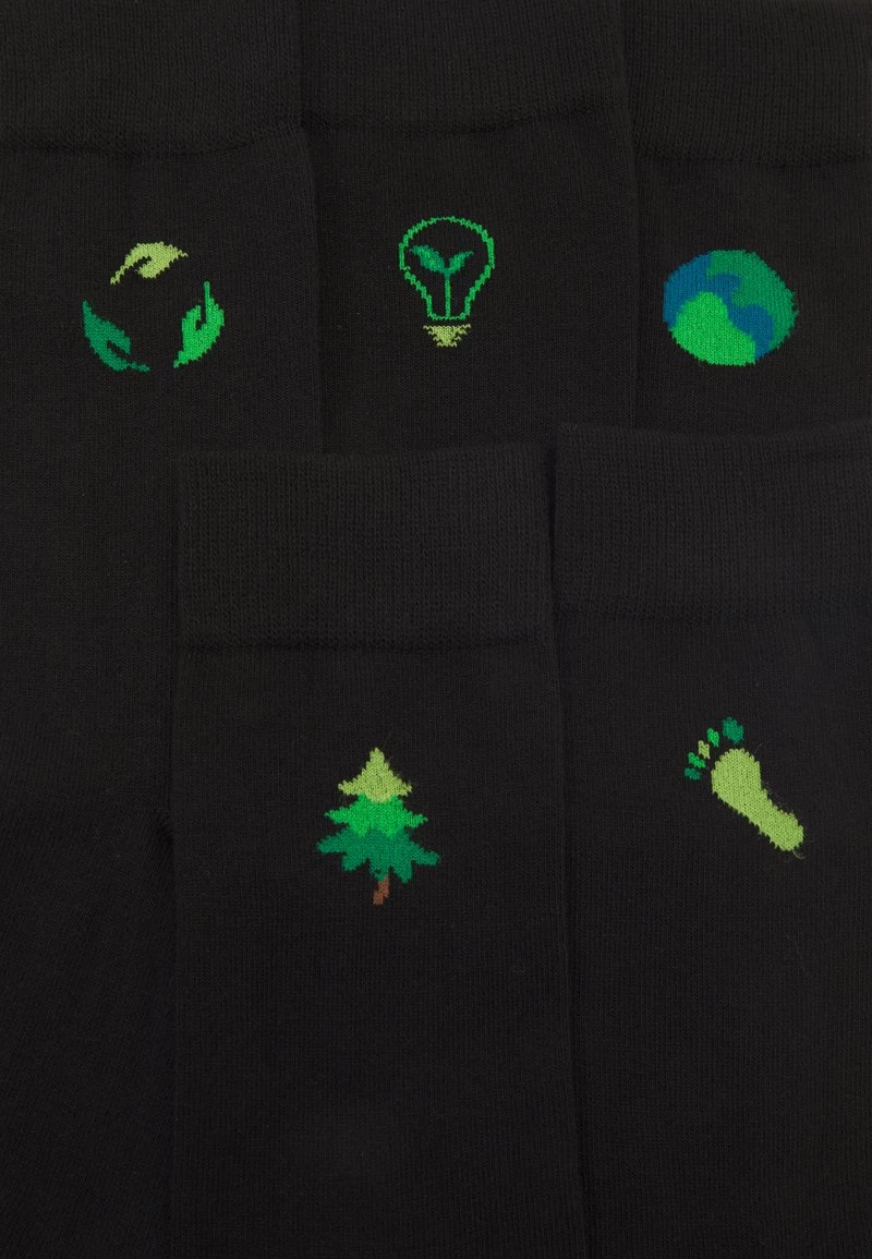 Pier One Hombre 5 PACK - Calcetines - Black 4 Pier One Hombre 5 PACK - Calcetines - Black - Imagen 2