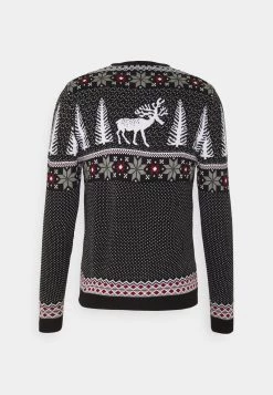 Pier One Hombre WINTERY CHRISTMAS JUMPER - Jersey De Punto - Black 6 Pier One Hombre WINTERY CHRISTMAS JUMPER - Jersey De Punto - Black -Ofertas Pier One Tienda a6164c7a82dd4361b2733dc987e72946