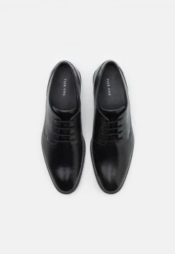 Pier One Hombre LEATHER - Zapatos Con Cordones - Black -Ofertas Pier One Tienda a6fe37de46a34479b494b07367f9ecba